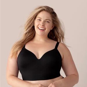 Everyday Wireless Longline Bra - Black